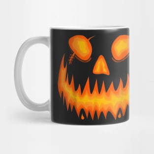 Halloween Scary Evil Pumpkin Funny Pumpkin Head Mug